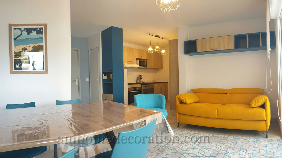 Aménagement et décoration d’un appartement neuf à Argelès-sur-Mer - Image après 1