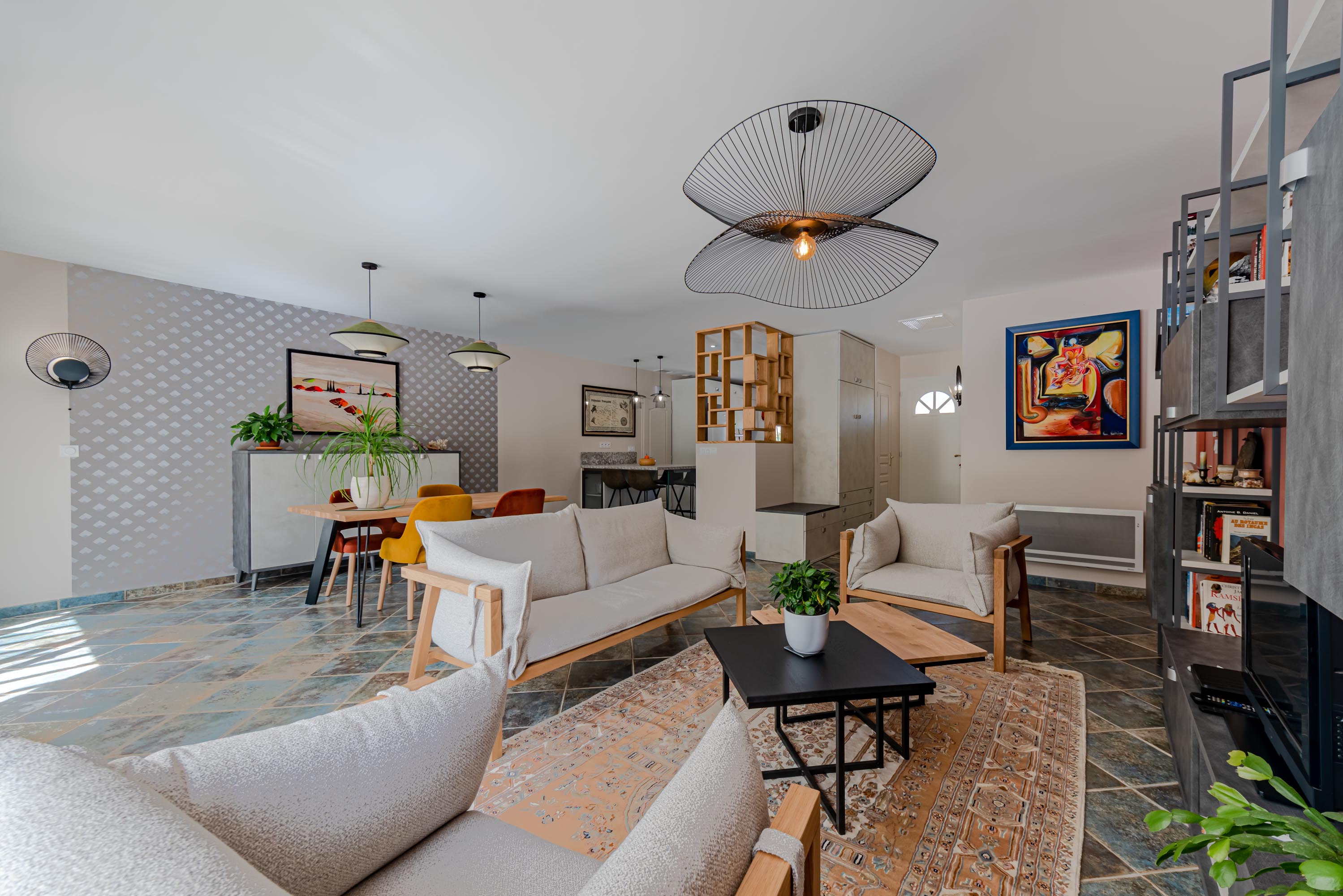 Rénovation d'une pièce de vie – Le Boulou - Image après 20