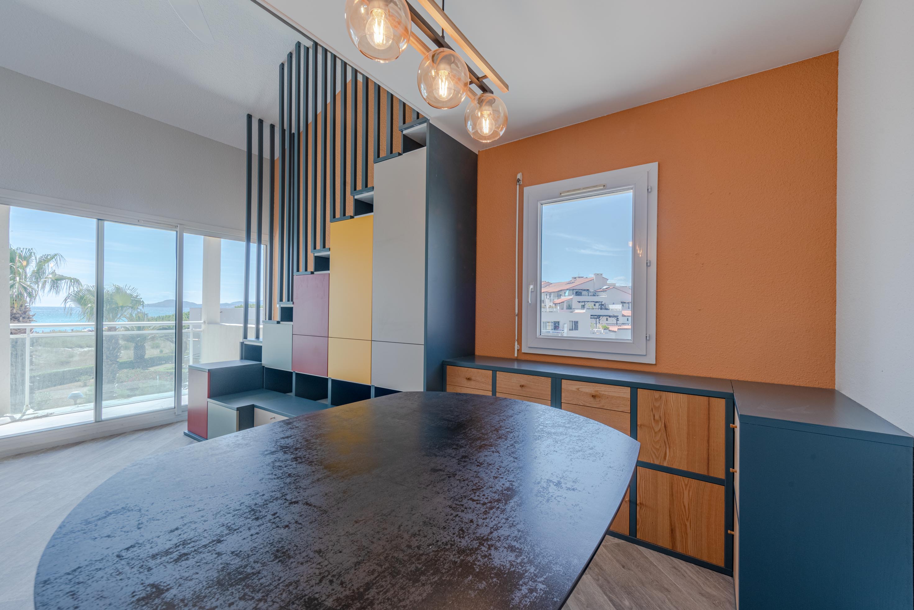 Conception et aménagement sur mesure d’un appartement à Saint-Cyprien Plage - Image après 4