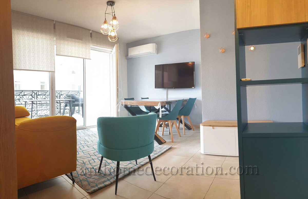 Aménagement et décoration d’un appartement neuf à Argelès-sur-Mer - Image après 2