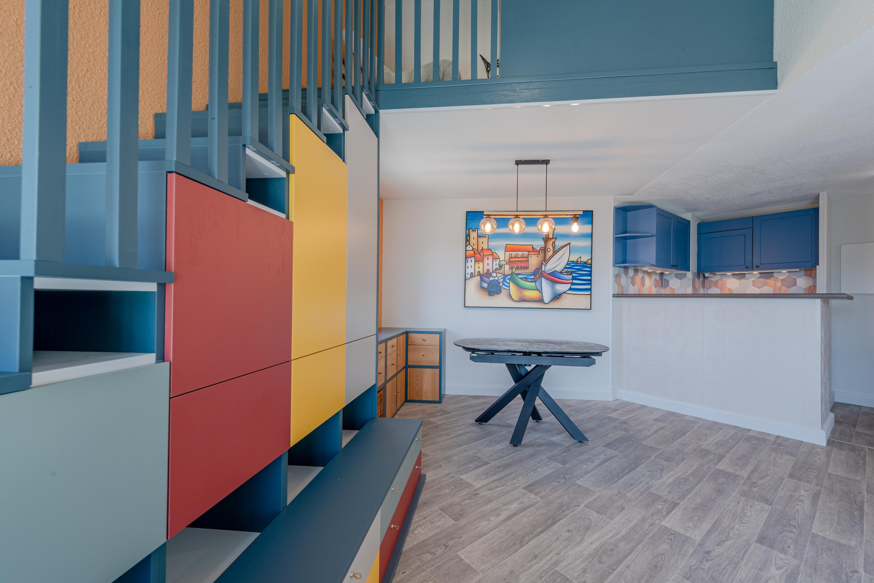 Conception et aménagement sur mesure d’un appartement à Saint-Cyprien Plage